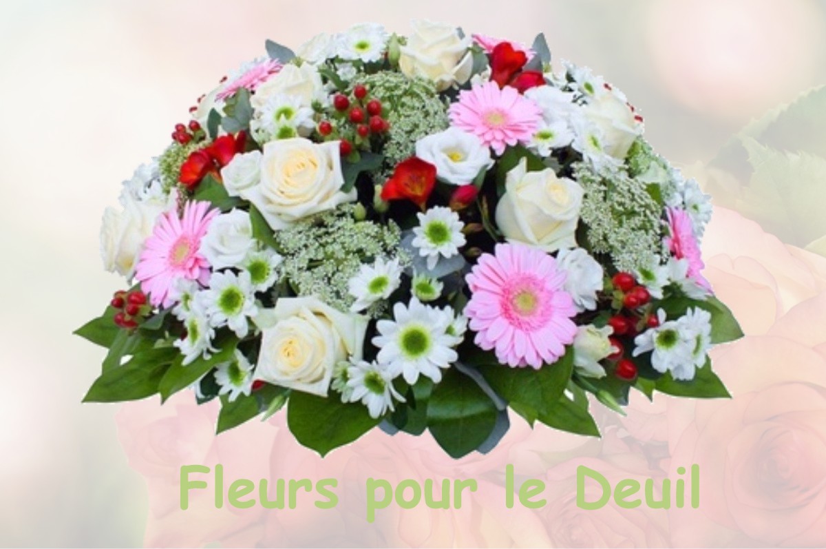 fleurs deuil CANTARON